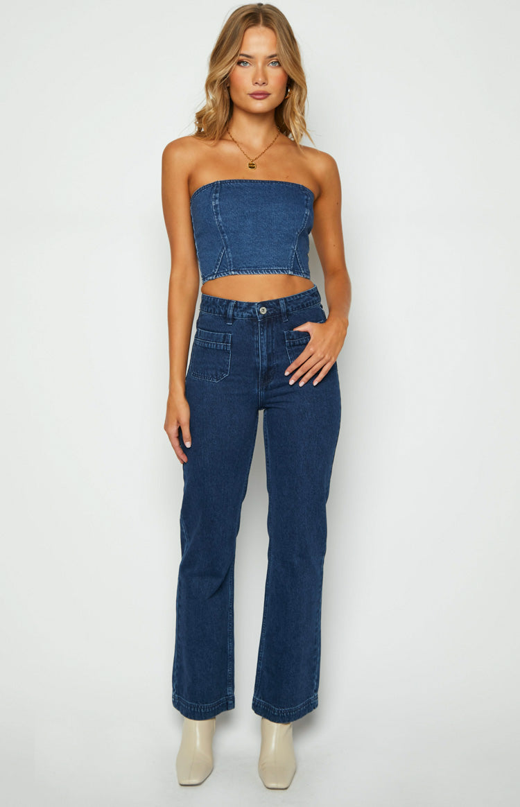 Blayke Dark Blue Denim Jeans