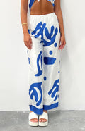 Dylan Blue Print Pants