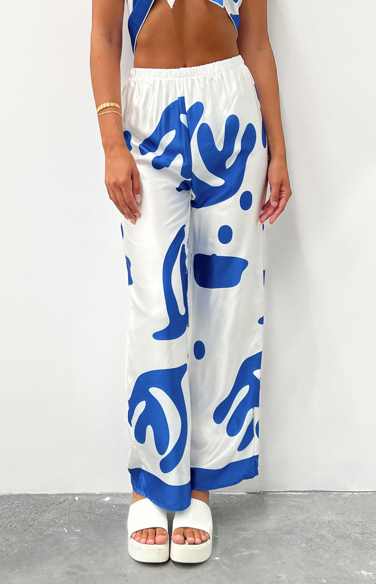 Dylan Blue Print Pants