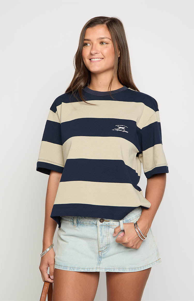 Lioness Rhode Light Denim Mini Skirt