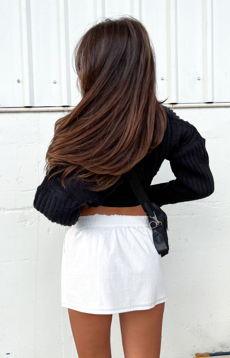 Maven White Mini Skirt